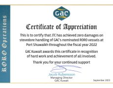 Certificate of Appreciation JTC - GAC_Sep2023